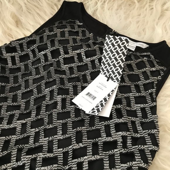 DIANE VON FURSTENBERG Printed Mini Dress - Picture 5 of 7